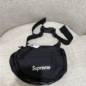 Supreme Black Belt Bag